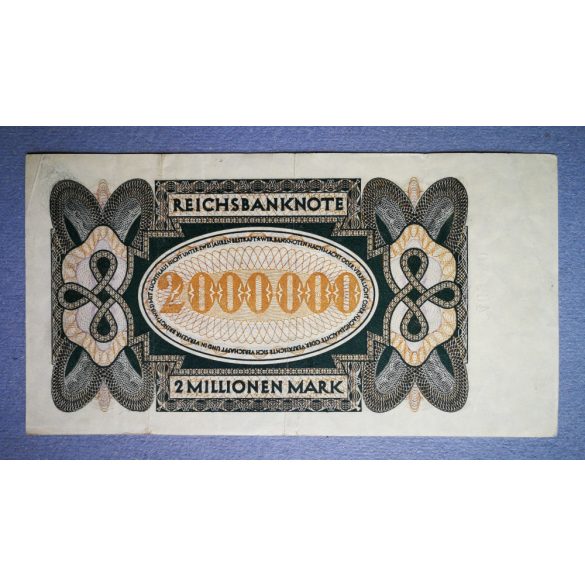 Germany 2 million Mark 1923 F+