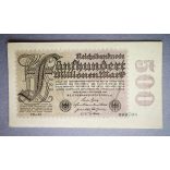 Germany 500 millió Mark 1923 XF+