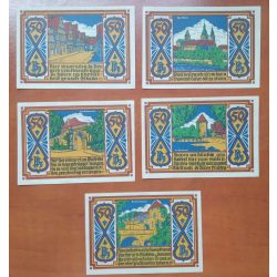 Germany Osnabrück 50 Pfenning 1923 Unc 5 pcs