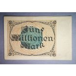 Germany Hamborn am Rhein 5 million Mark 1923 VF