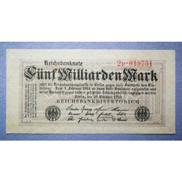 Germany 50 billion Mark 1923 F