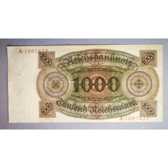 Germany 1000 Reichsmark 1924 F