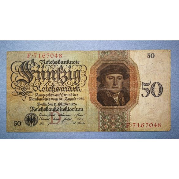 Germany 50 Mark 1924 F