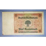 Germany 5 Mark 1926 F-