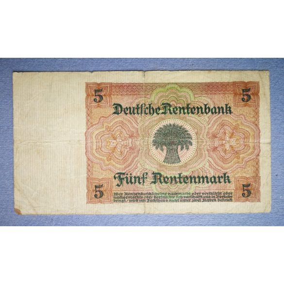 Germany 5 Mark 1926 F-