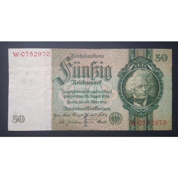 Németország 50 Reichsmark 1933 F 