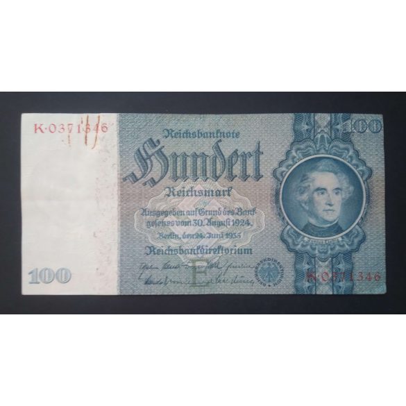 Németország 100 Reichsmark 1935 VF