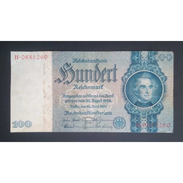 Németország 100 Reichsmark 1935 VF 