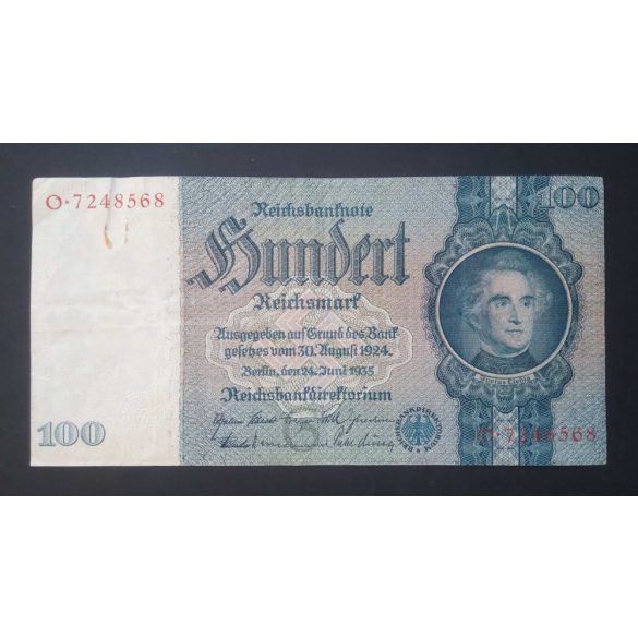 Németország 100 Reichsmark 1935 VF 