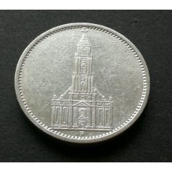 Germany 5 Mark 1935 Potsdam church 13.9 g silver