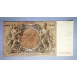 Germany 1000 Mark 1936 VF-