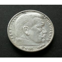 Germany 5 Mark 1936 Hindenburg 13.9 g silver