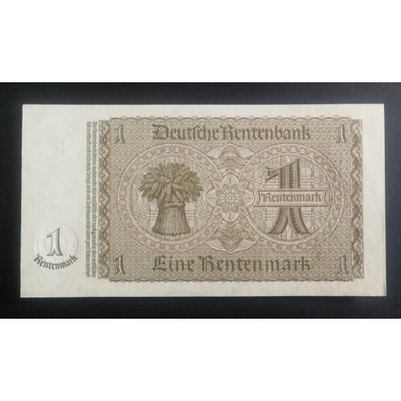 Germany 1 Rentenmark 1937 aUNC
