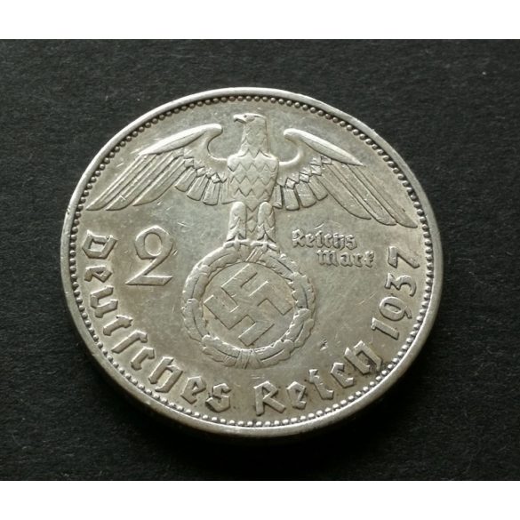 Germany 2 Mark 1937 8 g silver