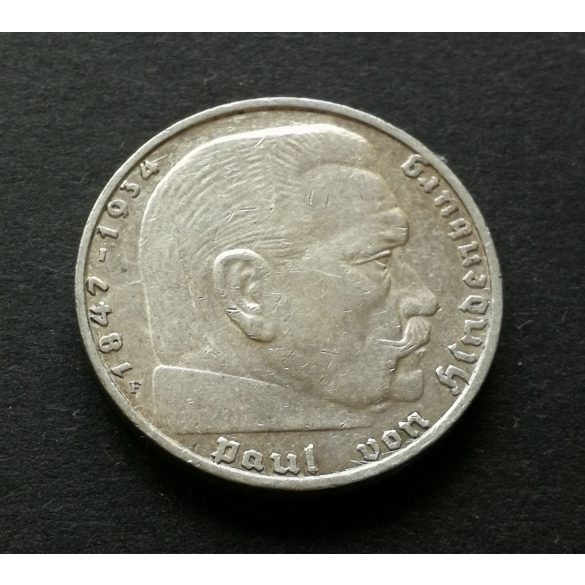 Németország 2 Márka 1938 8 g ezüst