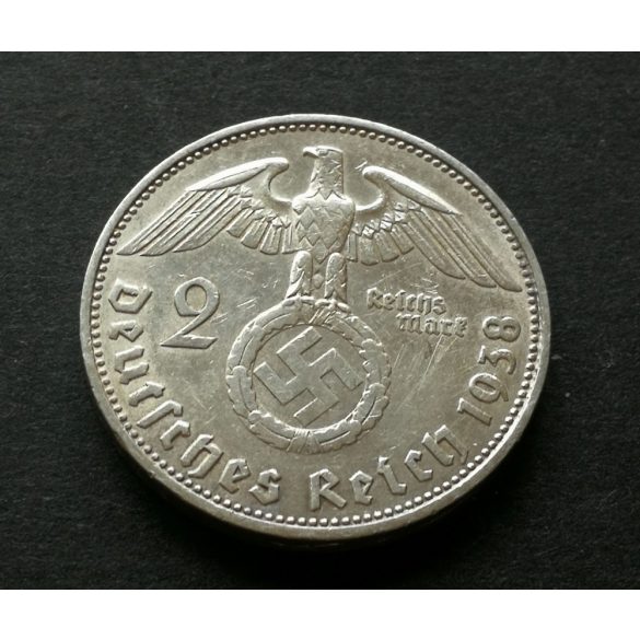 Germany 2 Mark 1938 8 g silver