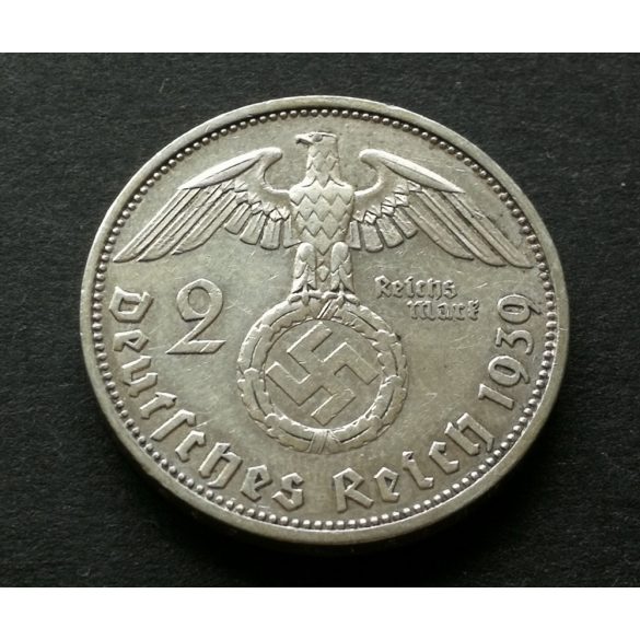 Germany 2 Mark 1939 8 g silver