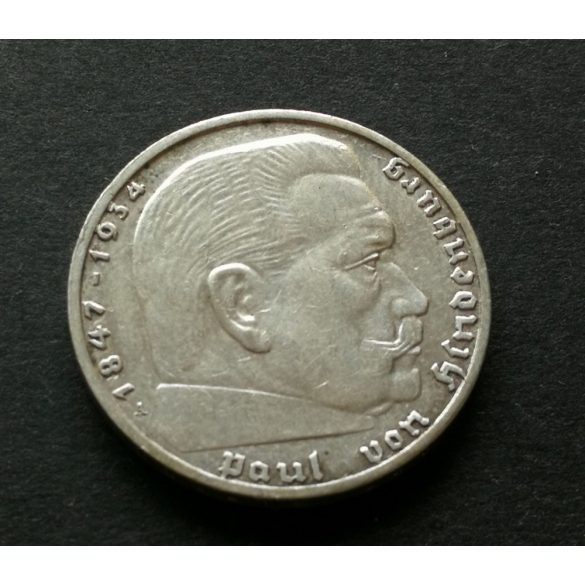 Németország 2 Márka 1939 8 g ezüst