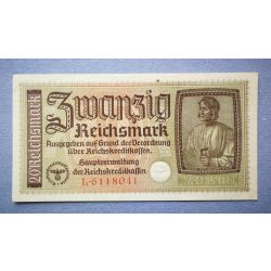 Germany 20 Mark 1940-45 aUNC-