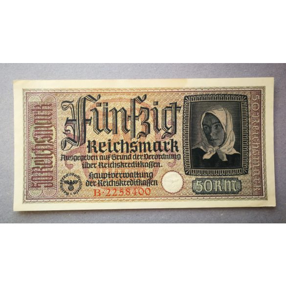 Németország 50 Reichsmark 1940 Aunc