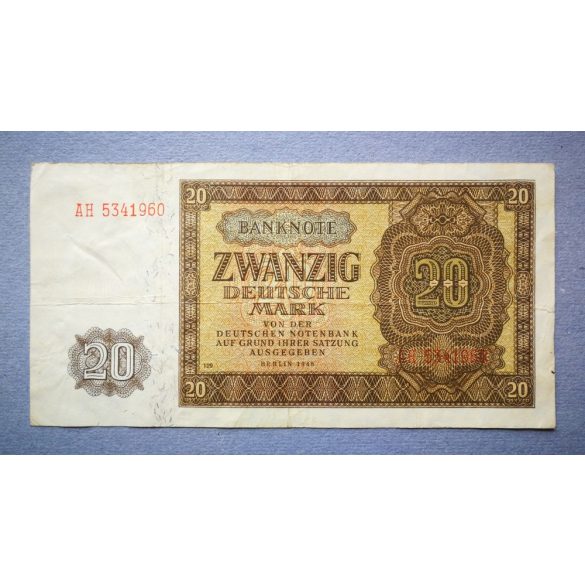 Németország 20 Mark 1948 F