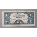 Germany 10 Mark 1949 F+