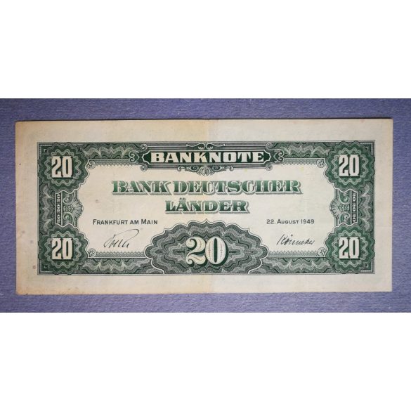 Germany 20 Mark 1949 VF