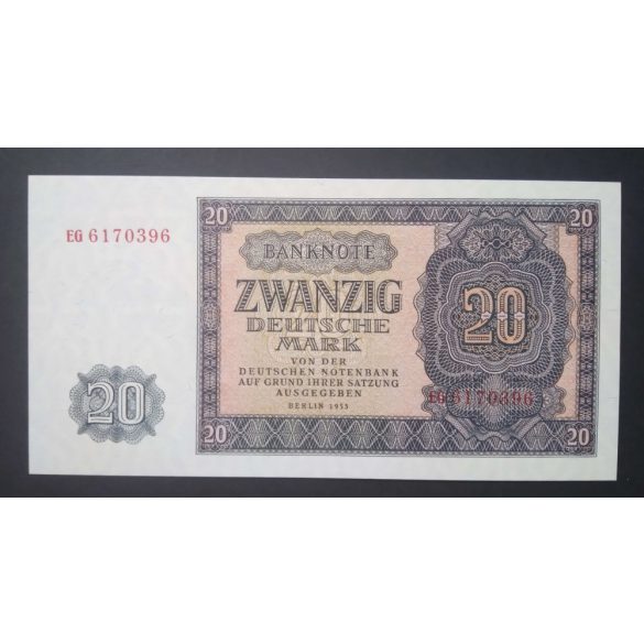 Németország 20 Mark 1955 UNC-