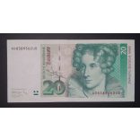 Germany 20 Mark 1991 VF+