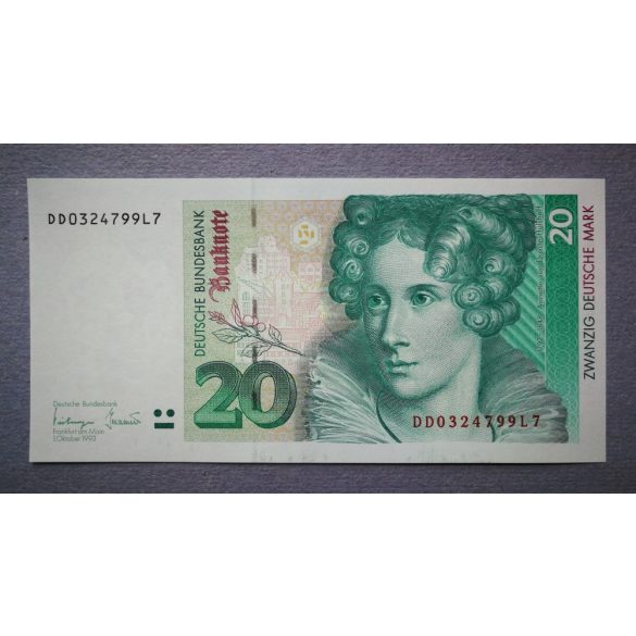 Németország 20 Mark 1993 UNC