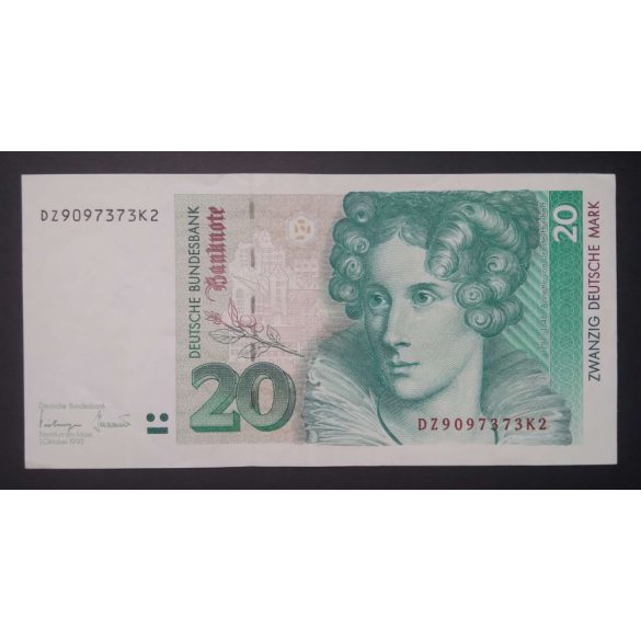 Németország 20 Mark 1993 VF+