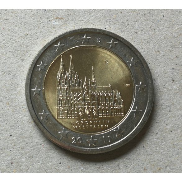 Germany 2 Euro 2011 Nordrhein-Westfalen aUNC+