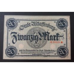 Germany Aschaffenburg 20 Mark 1918 AUNC