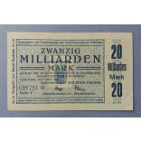 Germany Bochum 20 billion Mark 1923 aUNC
