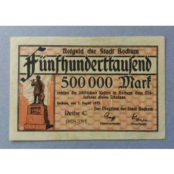 Németország Bochum 500000 Mark 1923 XF