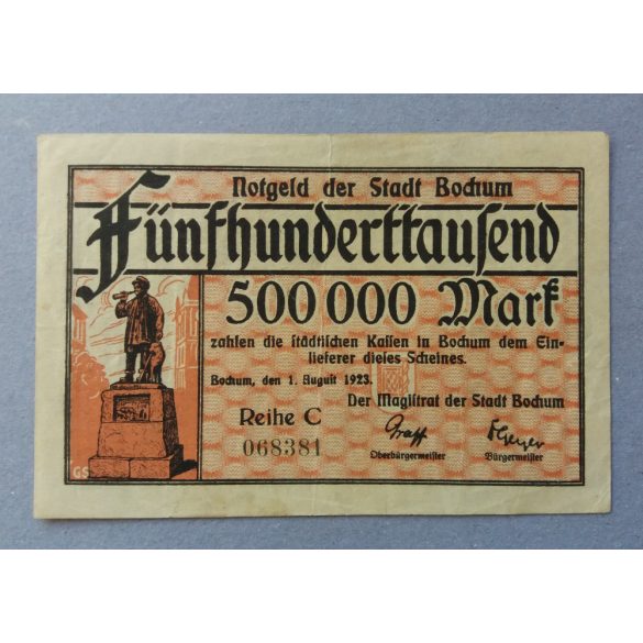 Germany Bochum 500000 Mark 1923 XF