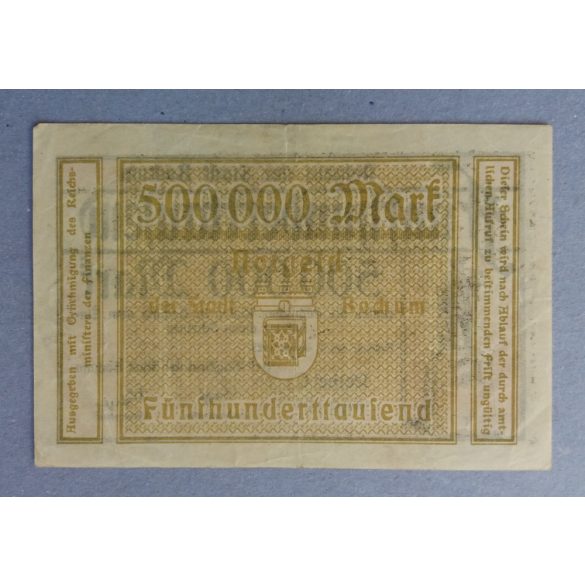 Germany Bochum 500000 Mark 1923 XF
