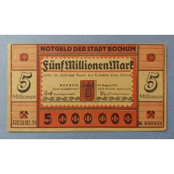 Germany Bochum 5 million Mark 1923 XF