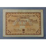 Germany Buer 1 million Mark 1923 F