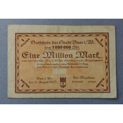 Germany Buer 1 million Mark 1923 F