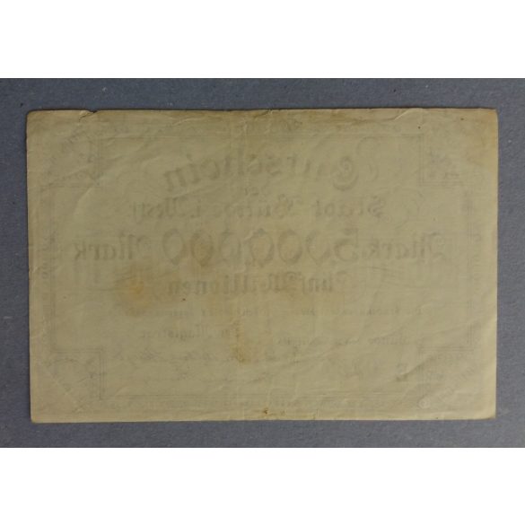 Germany Bünde 5 million Mark 1923 F