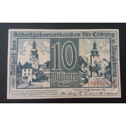Germany Coburg 10 million Mark 1923 F+