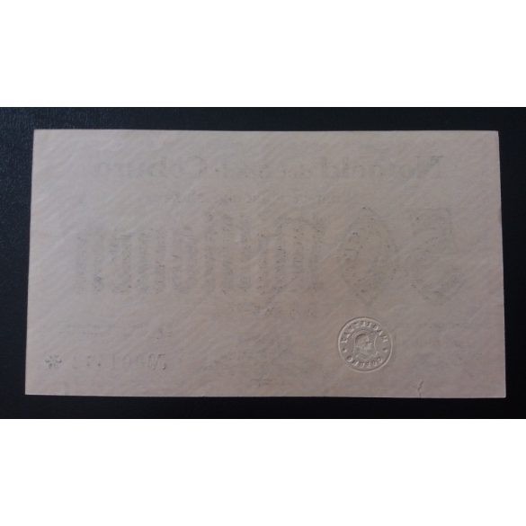 Germany Coburg 50 million Mark 1923 XF-