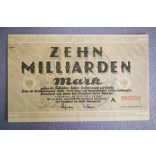 Germany Dortmund 10 billion Mark 1923 XF