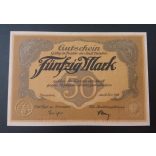 Németország Dresden 50 Mark 1918 AUNC