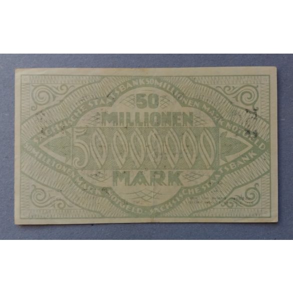 Németország Dresden 50 millió Mark 1923 XF+