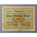 Németország Gelsenkirchen 1 millió Mark 1923 F+