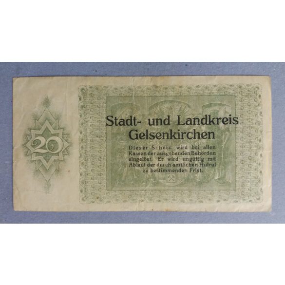 Németország Gelsenkirchen 20 millió Mark 1923 F