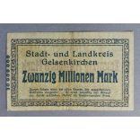 Németország Gelsenkirchen 20 millió Mark 1923 VF-