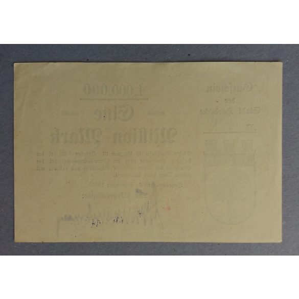 Germany Herdecke 1 million Mark 1923 XF+